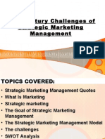 21st Century Challenges of Strategic Marketing Management