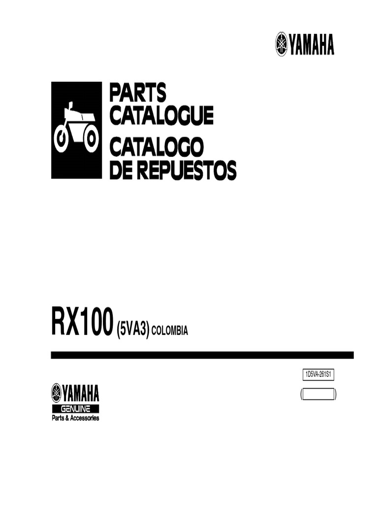 RX 100 Modelo 2005 | PDF | Piston | Screw