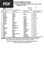 Catarman Secondary LET Room Assignment