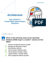 Architecture: Data ONTAP 8.1 Cluster-Mode Administration Questions