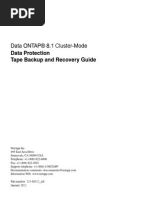 8.1 Cmode Data Protection Tape Backup Recovery Guide