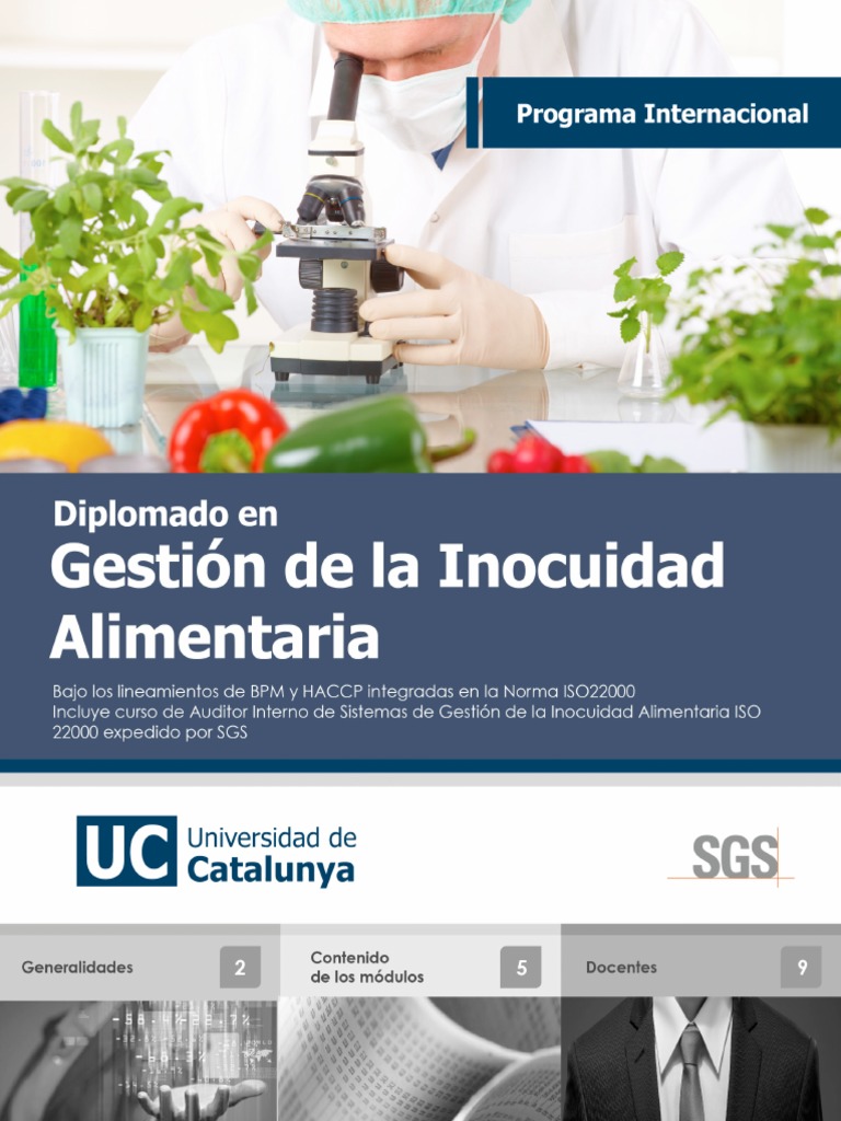 Diplomado en Inocuidad Alimentaria ISO 22000 | PDF | Análisis de Riesgo ...