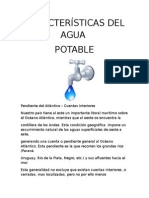 Características Del Agua