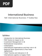 International Business Chapter 1