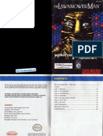 The Lawnmower Man Manual SNES