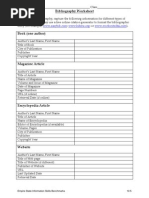 10 5 Bibliography Worksheet