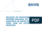 Seleção de Procedimentos Do Sistema Nacional de Vigilância