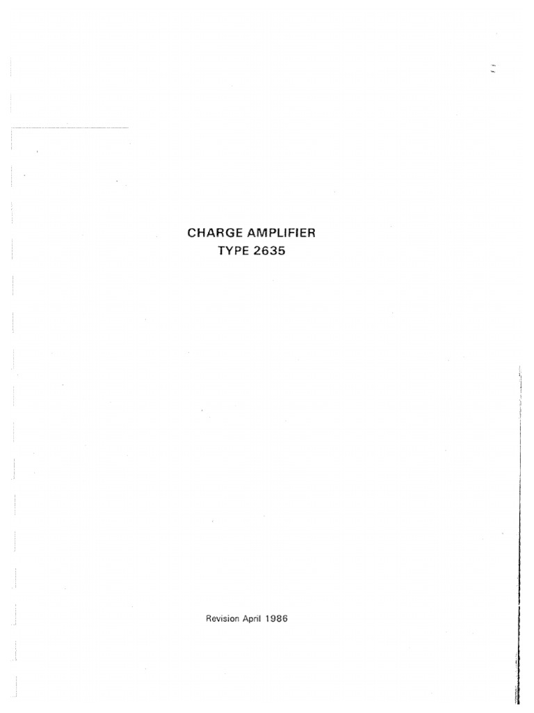 BRUEL & KJAER 4230 Sound Level Calibrator Operating & Service Manual