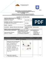 Esquema de Sesion Inicial.