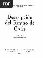 Thaddaeus Peregrinus Haenke - DescripciÃ N Del Reyno de Chile