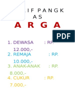 A R G A: Tarif Pangk AS