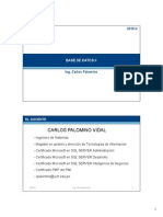 2015-2 Base de Datos II - Semana01 - TE1