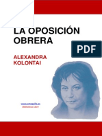 Alexandra Kollontai. - La Oposicion Obrera PDF