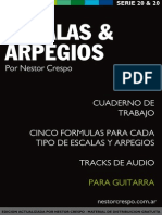 Libro de Escalas y Arpegios Guitarra - Nestor Crespo