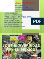 Biodivercidad en Mexico