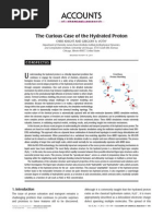 The Curious Case of the Hydrated Proton