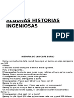 ALGUNAS HISTORIAS INGENIOSAS