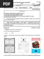 Provas do Colégio Santa Monica