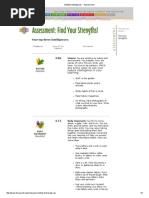 Multiple Intelligences - Assessment