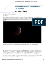 El Eclipse de Una Súper Luna - Noticias Uruguay y El Mundo Actualizadas - Diario EL PAIS Uruguay