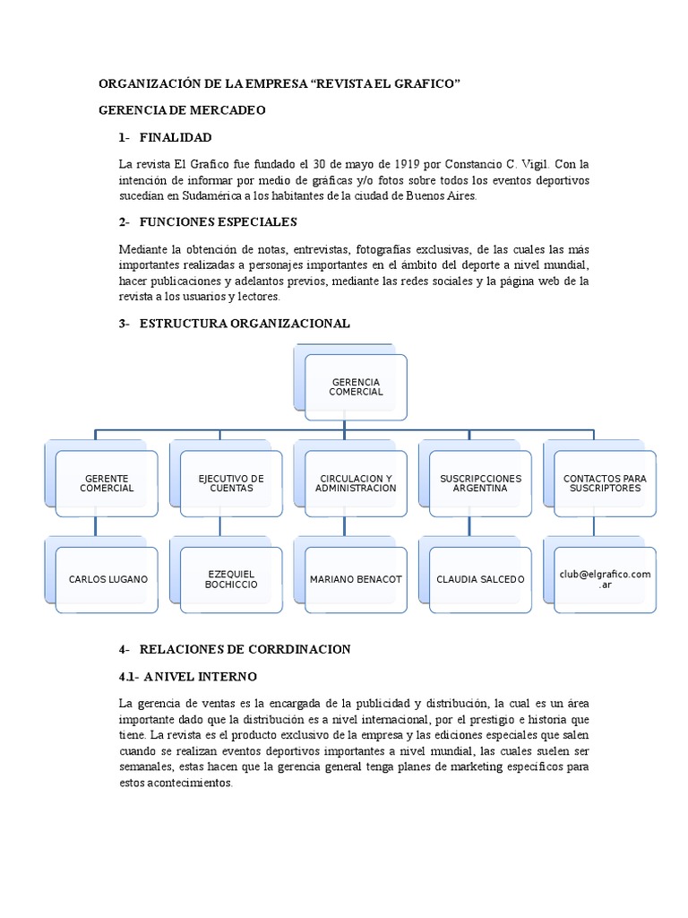 Organización La Empresa Ismael | PDF Adidas | Deportes