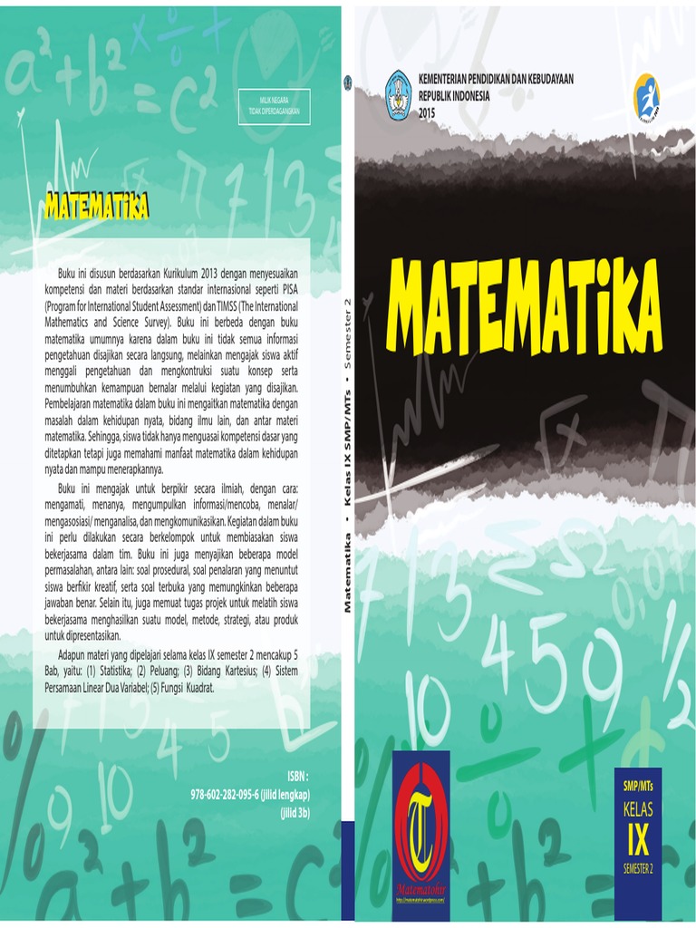 Buku Pegangan Siswa Matematika Smp Kelas 9 Kurikulum 2013 Semester 22