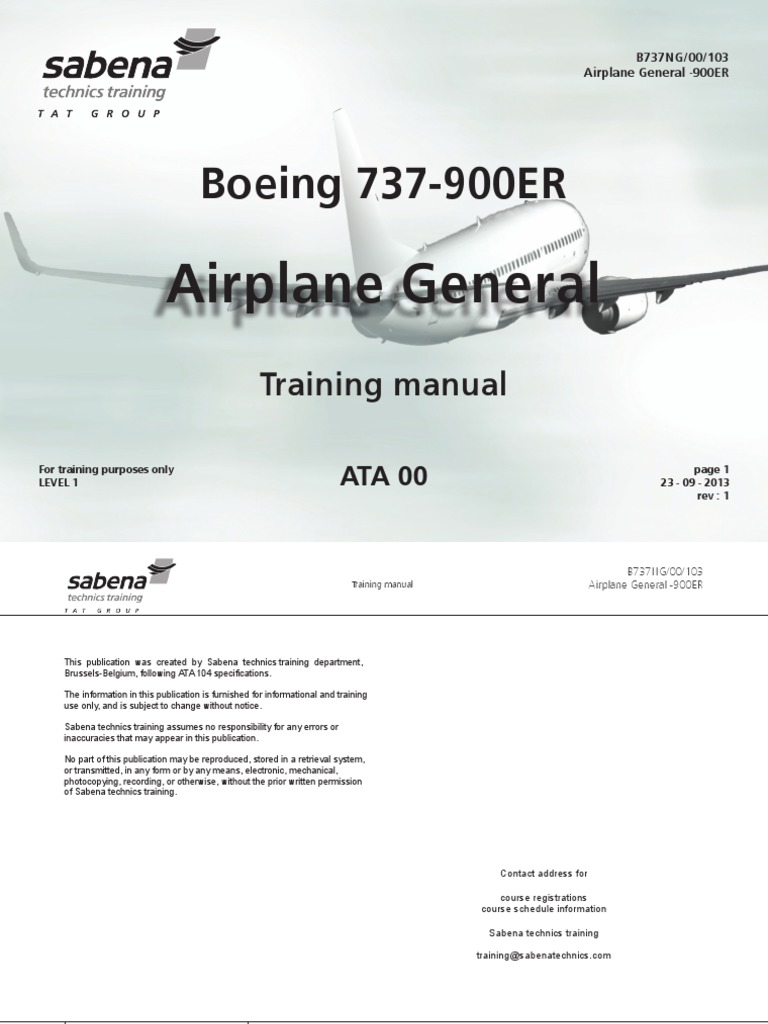 Stage 1 Third Edition Teacher’s Manual Boeing 737-900ER Training Manual | PDF | Composite Material | Fuselage