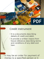 Bank Creddit Instruments
