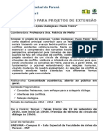 2015 Projeto Licoes Dialogicas Paulo Freire Prof Dra Patricia de Mello