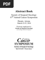 Society Of Surgical Oncology 67th Annual Cancer Symposium - 
