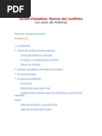Israel Palestina Raices Del Conflicto