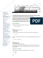 Hydraulic Design For PE Pipes - VinidexVinidex