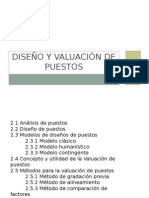 Diseño y Valuación de Puestos