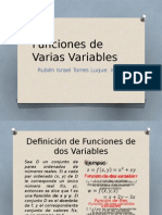 Funciones de Varias Variables