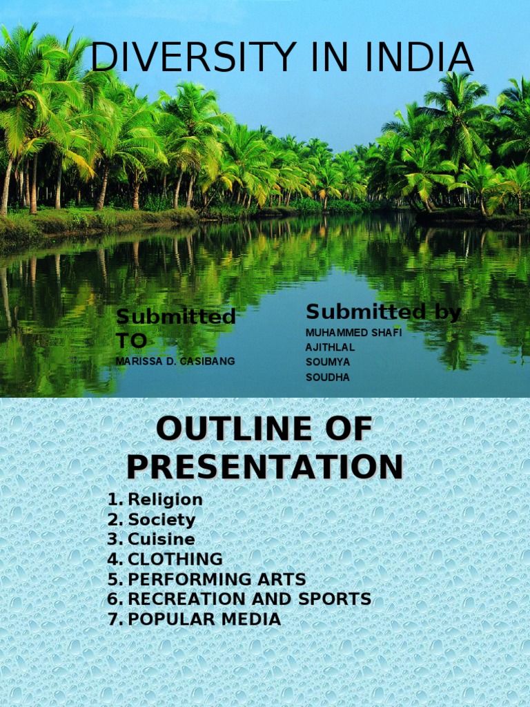 Cultural Diversity in India Overview | PDF | Festival | Indian Cuisine
