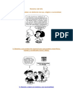 Derechos Del Niño mafalda