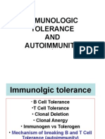 Immunologic Tolerance AND Autoimmunity