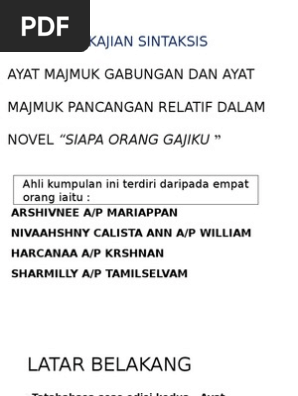 Kajian Sintaksis Pdf