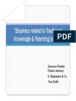 Biopiracy and Traditional Knowledge Patenting Issues