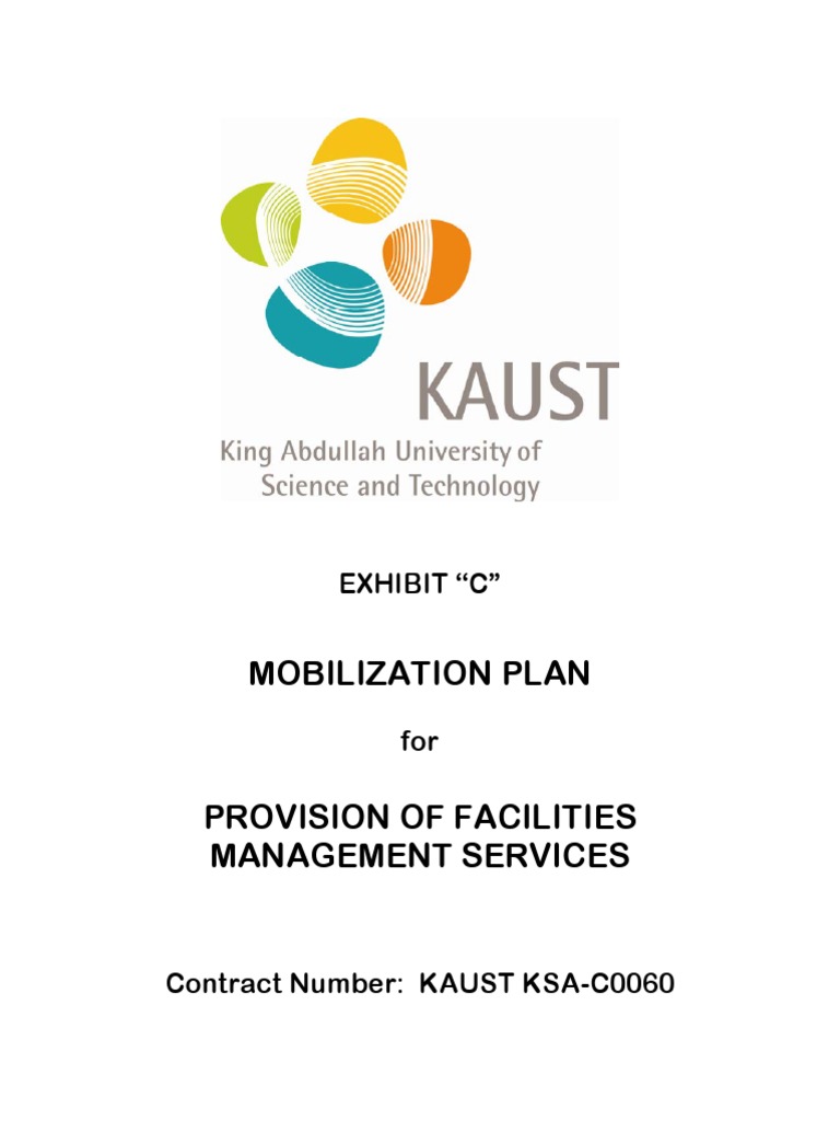 Facilities Management Mobilization Plan | PDF | Business | Science ...