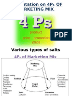 Presentation On 4ps of Marketing Mix