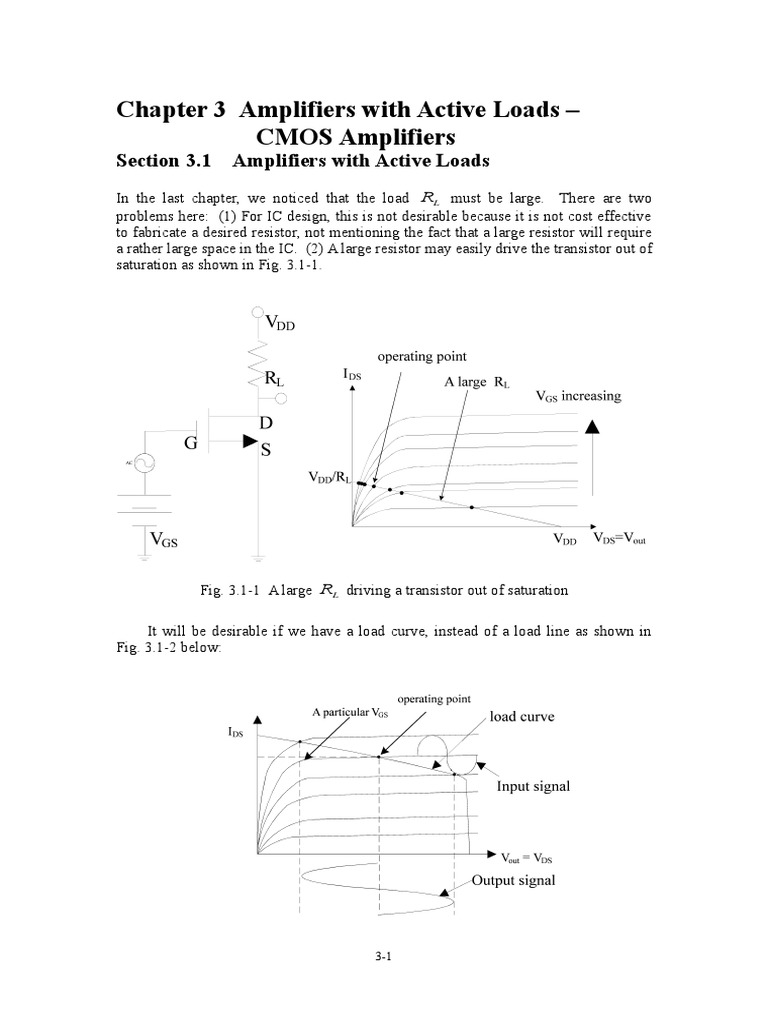 Chapter 3 (Analog) | PDF | Field Effect Transistor | Cmos