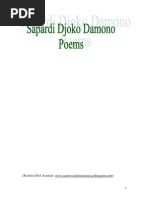 Download Sapardi Djoko Damono Poems by Nuralifia Ramdhani Kadiliah SN282555791 doc pdf