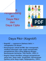 Pengembangan Daya Pikir Dan Daya Cipta