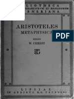 Aristoteles - Metaphysika - Christ - Teubner 1906
