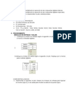 Verificación experimental de compuertas lógicas y circuitos combinacionales