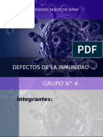 Defectos de La Inmunología Especificas e Inespecificas - Diapositivas