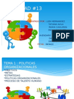 Politicas Organizacionales