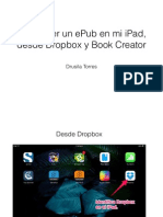 Como Abrir Un EPub Desde Dropbox y Book Creator