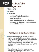 Project Portfolio Management